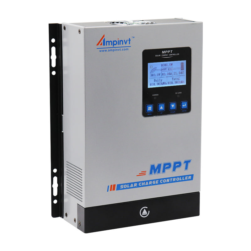 Ampinvt 80A MPPT Solar Charge Controller 12V 24V 36V 48V  Auto,Max Input 150V PV Solar Regulator