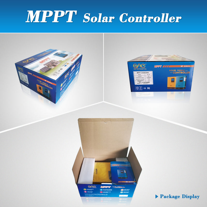 CAE 60A MPPT Solar Charge Controller DC 12V 24V 36V 48V Auto Battery Regulator